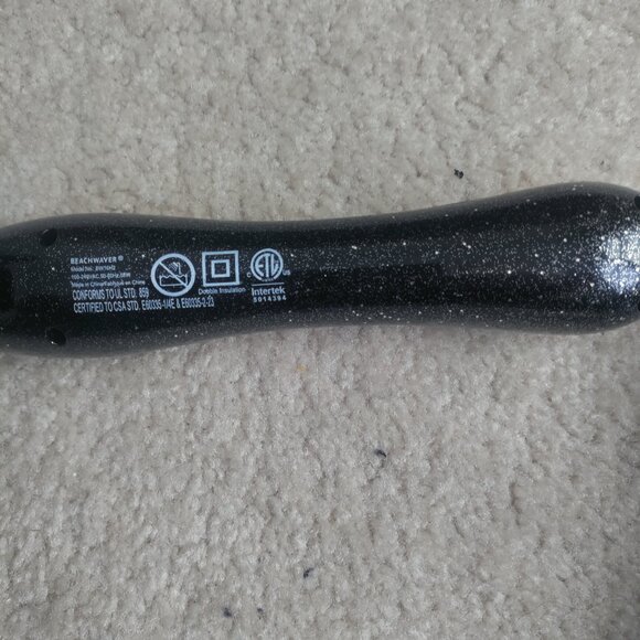 Beachwaver B1 Rotating Curling Iron Styling Wand Black Glitter Color BW16H2 main image 4
